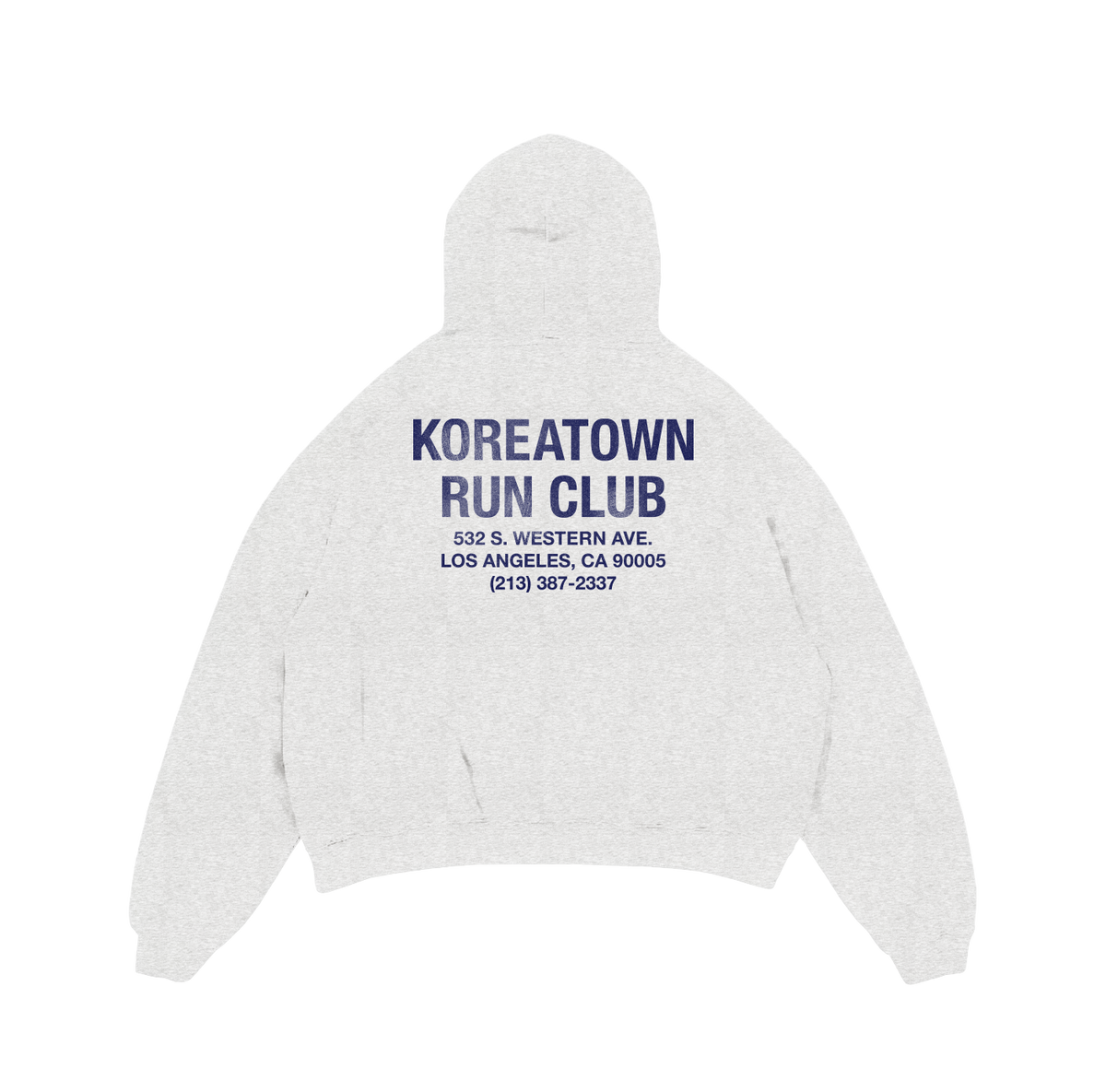 KRC CLASSIC HOODIE IN ASH – Koreatown Run Club