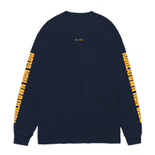 Load image into Gallery viewer, KRC FLAT LONG SLEEVE T-SHIRT NAVY