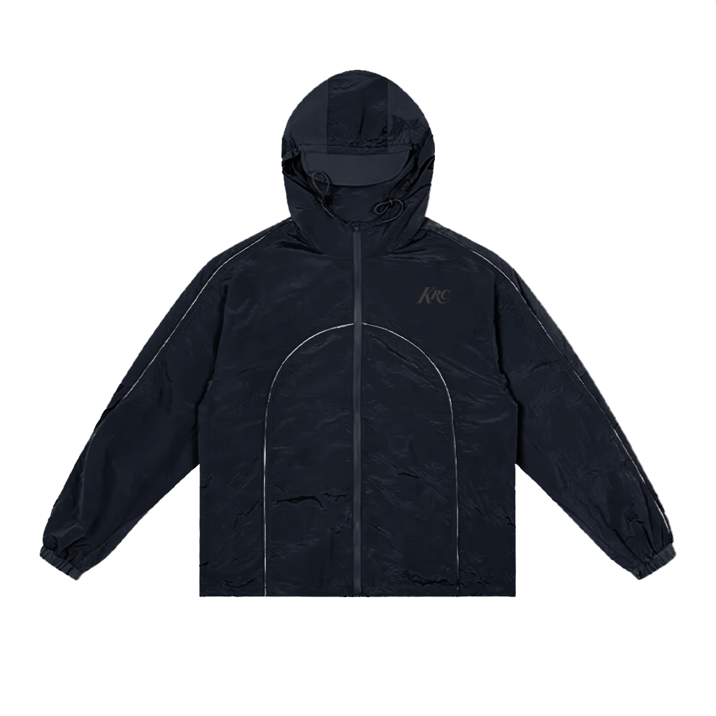 KRC RIPSTOP TRACK JACKET BLUE – Koreatown Run Club