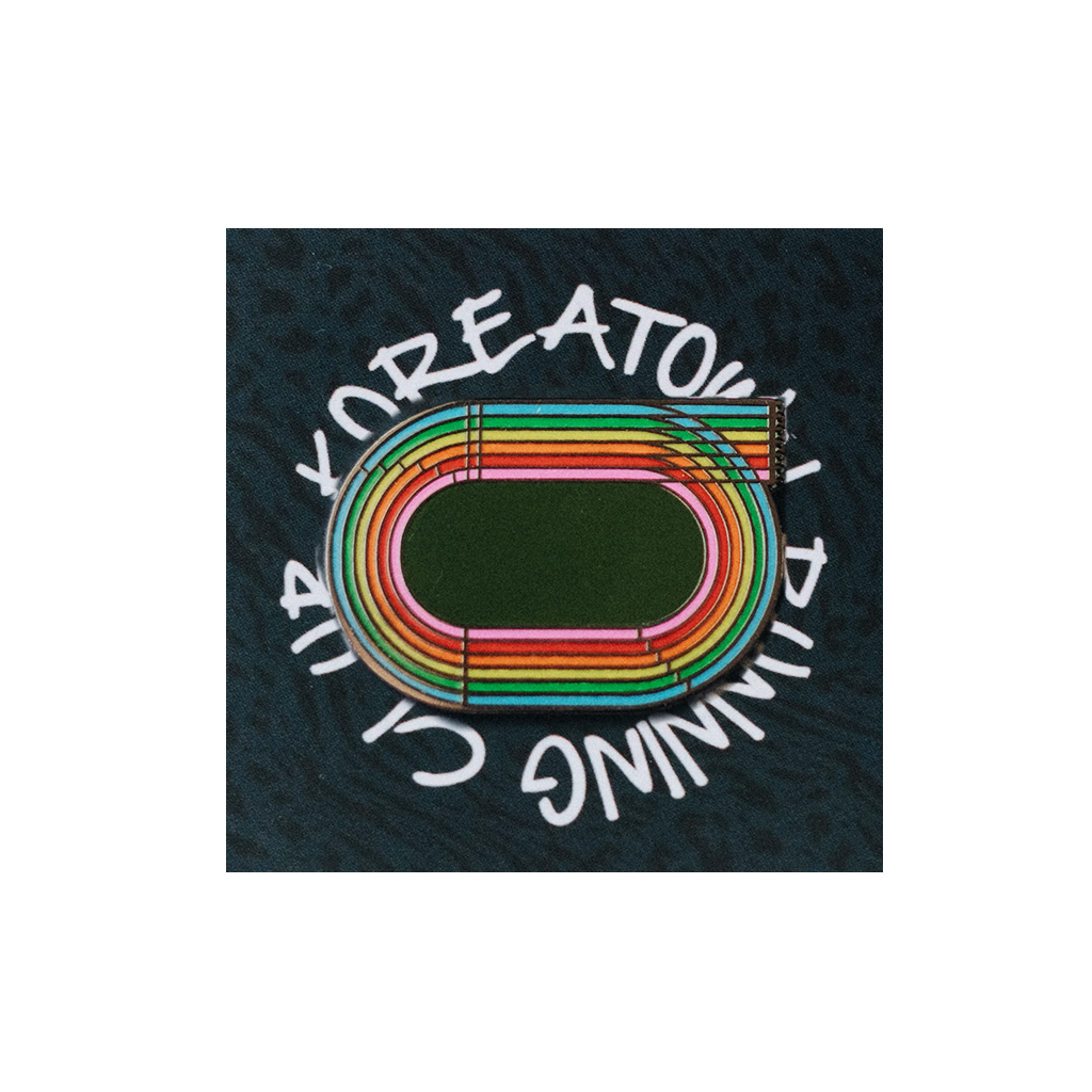 KRC TRACK PIN Koreatown Run Club krc-track-pin-koreatown-run-club