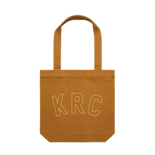 Load image into Gallery viewer, KRC CANVAS CARRIE TOTE IN CAMEL
