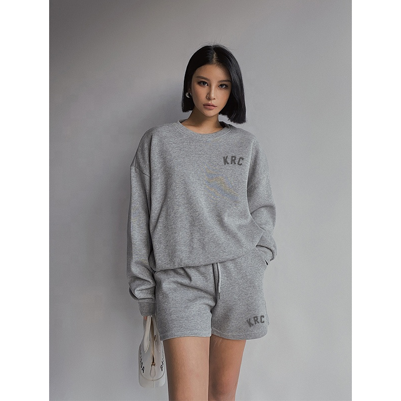 KRC WOMENS EMBROIDERED SWEAT SHORT Koreatown Run Club