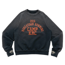 Load image into Gallery viewer, KRC CAMP 2016 WASHED CREWNECK IN NAVY