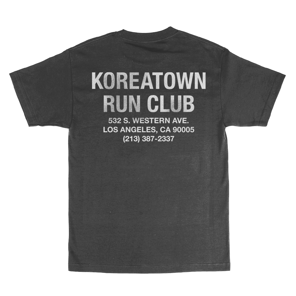 KRC CLASSIC T-SHIRT VINTAGE BLACK – Koreatown Run Club