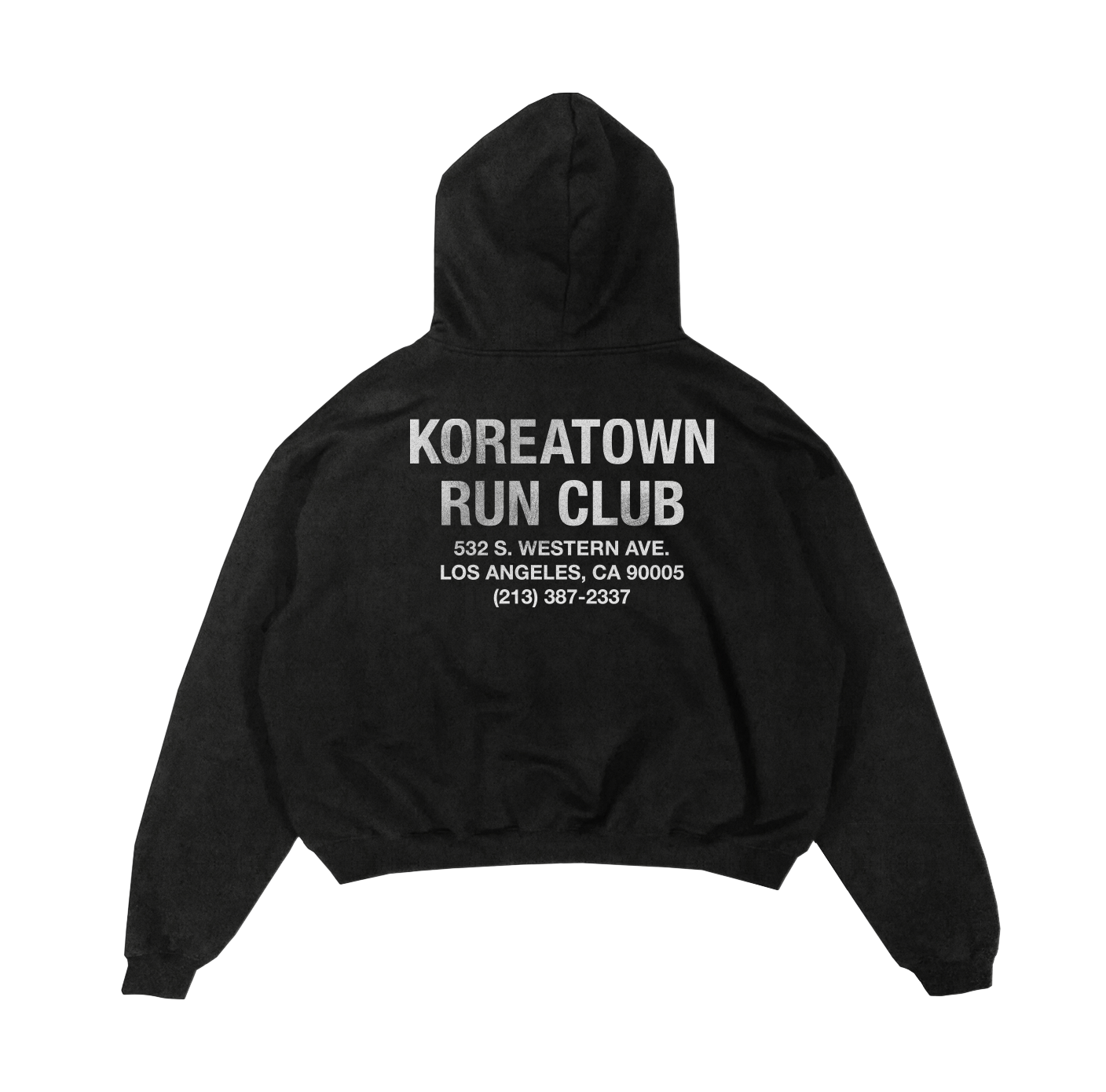 KRC CLASSIC HOODIE IN WASHED BLACK – Koreatown Run Club
