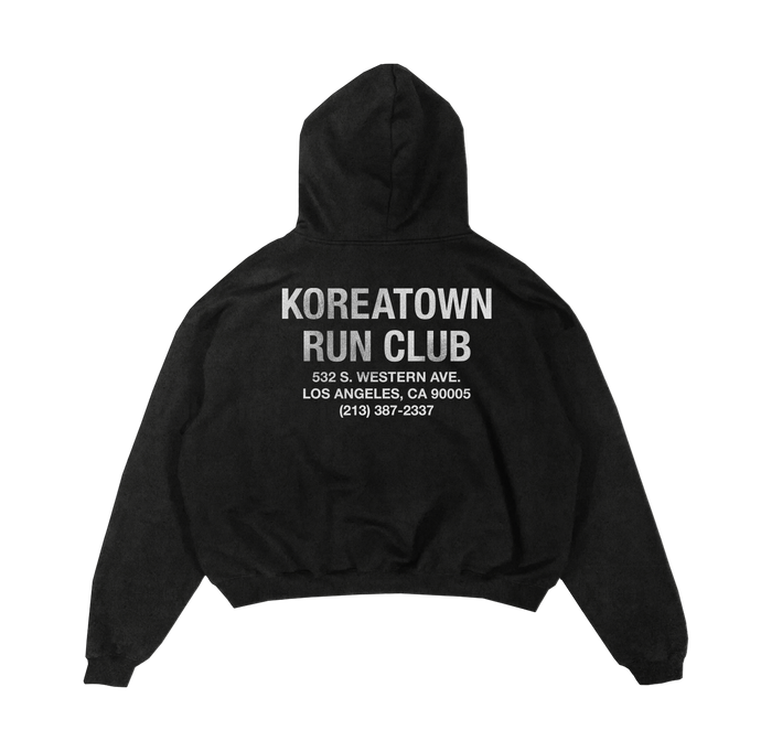 KRC CLASSIC HOODIE IN WASHED BLACK