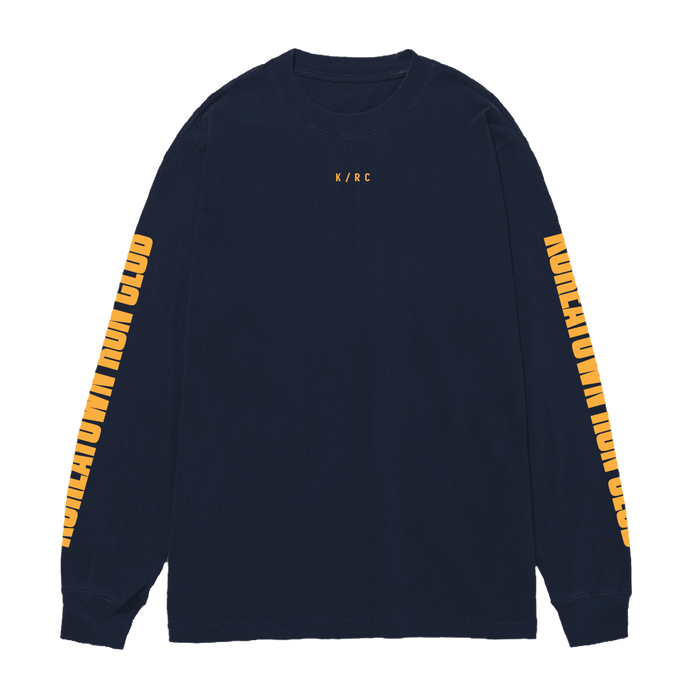 KRC FLAT LONG SLEEVE T-SHIRT NAVY