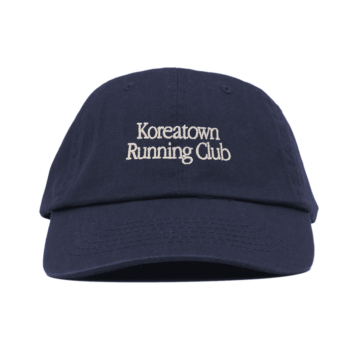 KRC SERIF LOGO CAP IN NAVY