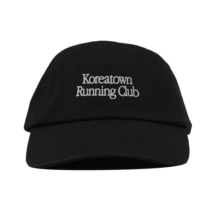 KRC SERIF LOGO CAP IN BLACK