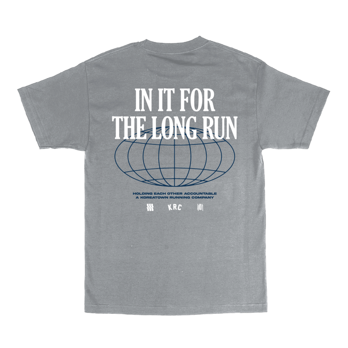 KRC LONG RUN T-SHIRT DARK SILVER