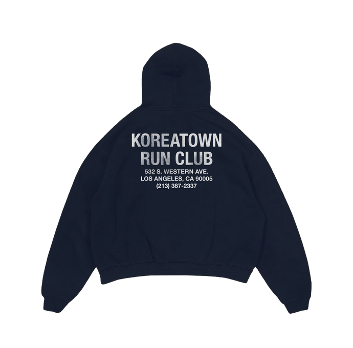 KRC CLASSIC HOODIE IN NAVY