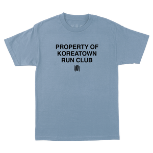 KARA　スンヨン　公式　Tシャツ KRC PROPERTY T-SHIRT IN WASHED DENIM – Koreatown Run Club