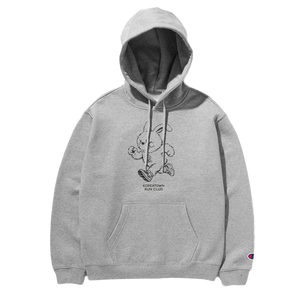 KRC RABBIT HOODIE IN HEATHER GREY – Koreatown Run Club