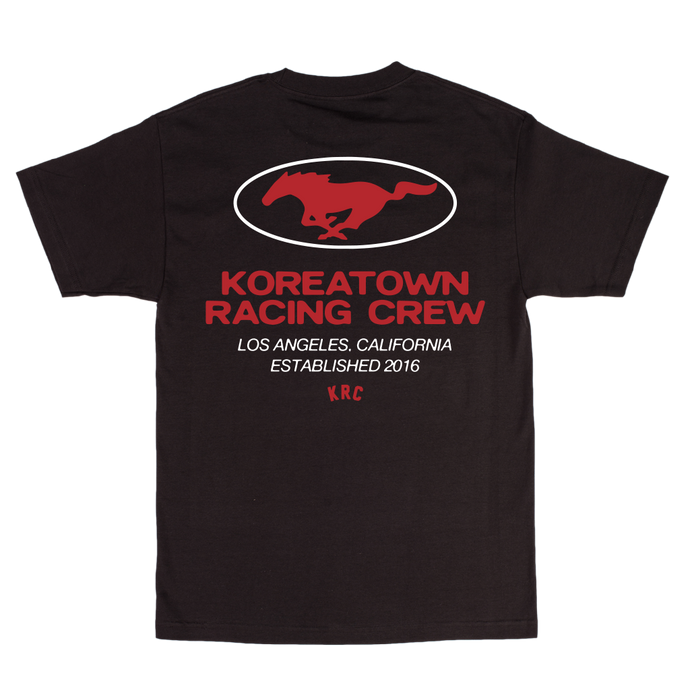 KRC RACE CREW T-SHIRT BLACK