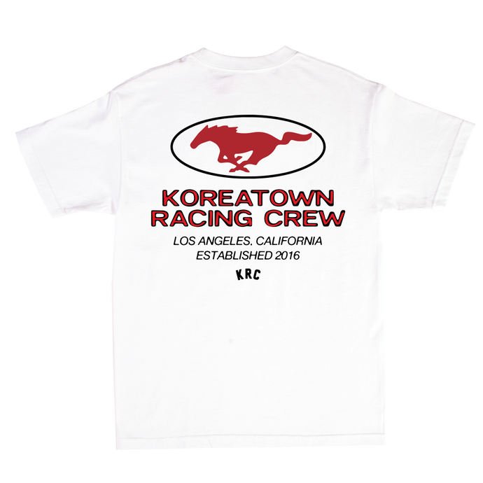 KRC RACE CREW T-SHIRT WHITE