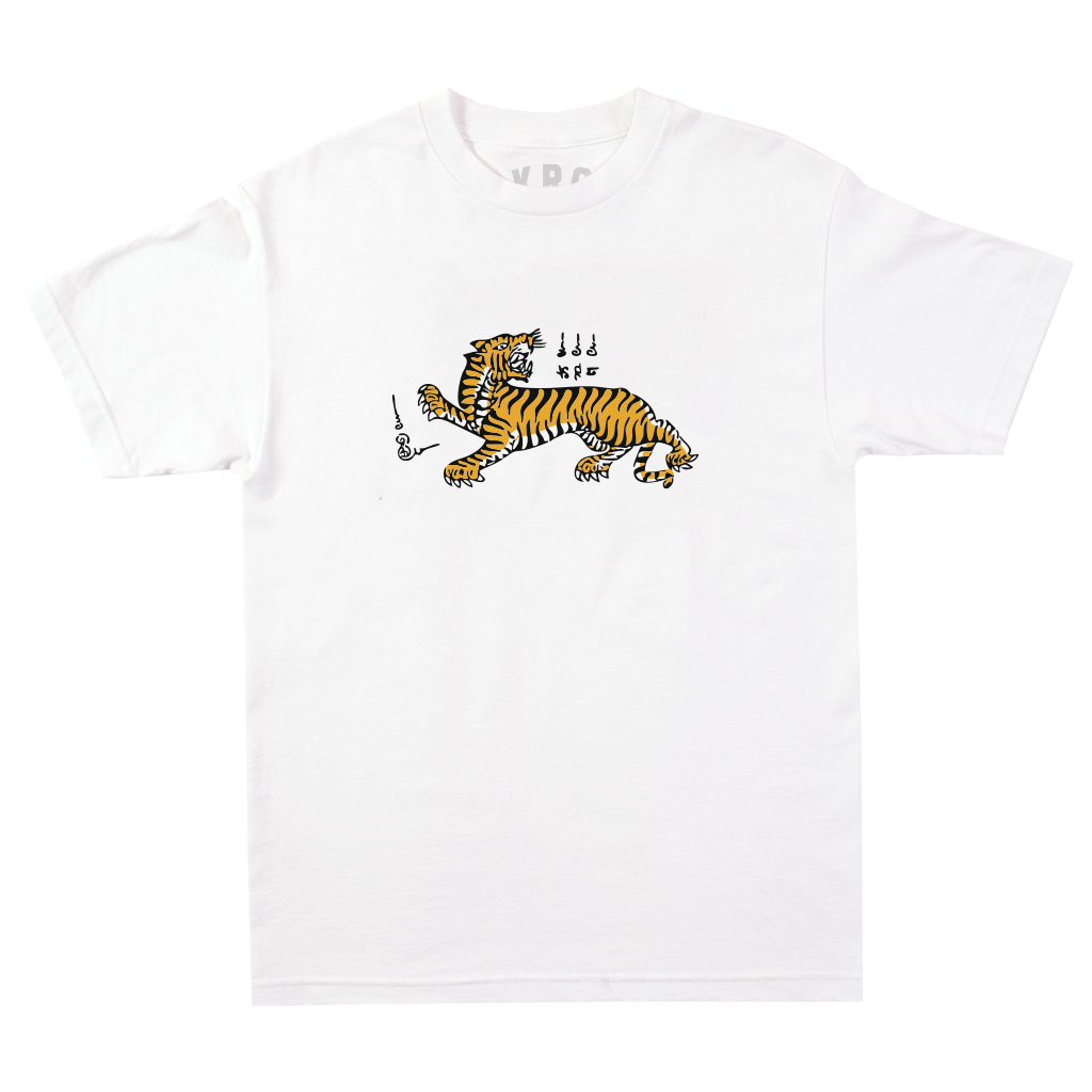 KRC THAIGER T-SHIRT IN WHITE – Koreatown Run Club