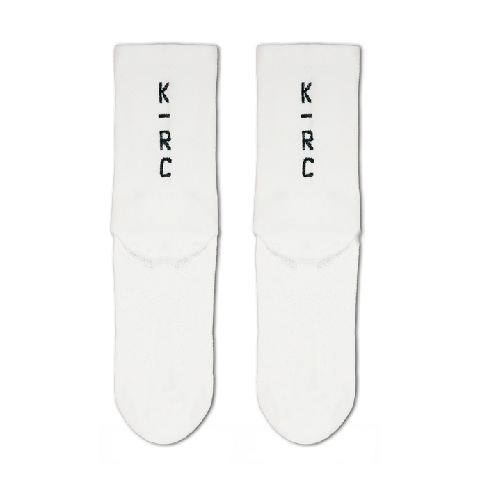 KRC: LOGO PERFORMANCE 2024 SOCKS IN WHITE