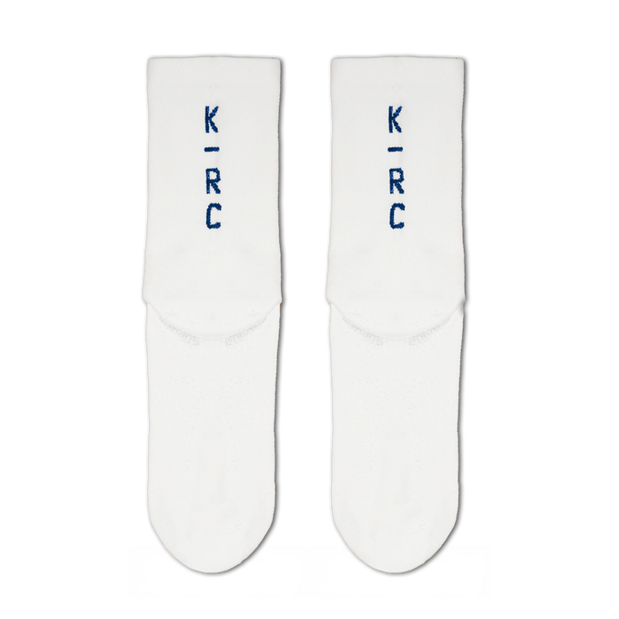 KRC: LOGO PERFORMANCE 2024 SOCKS IN WHITE / NAVY