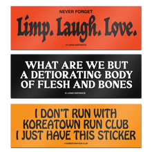 Load image into Gallery viewer, KRC x LONG DISTANCE BUMPER STICKER BLIND BOX (3)