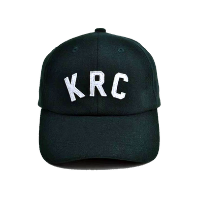 KRC: WOOL SEWN LOGO CAP IN GREEN
