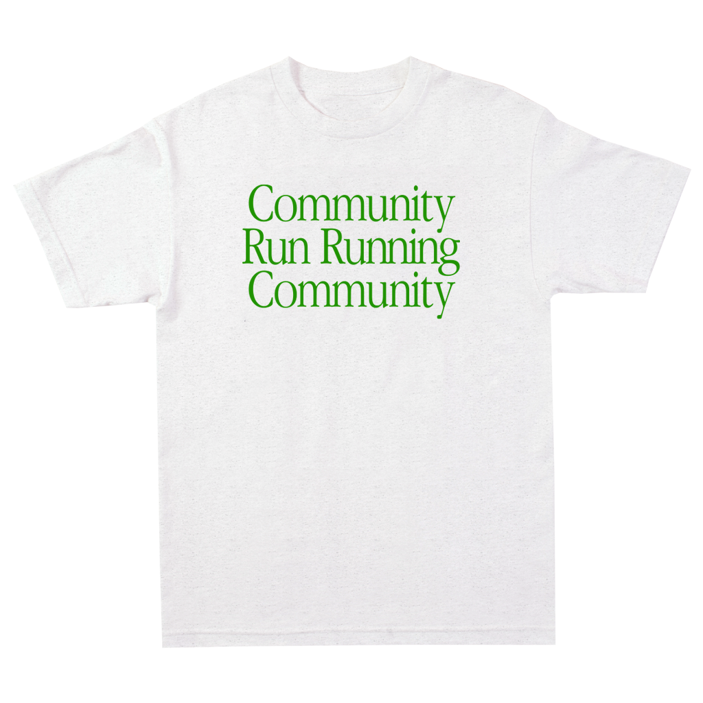 KRC COMMUNITY RUN T-SHIRT IN ASH
