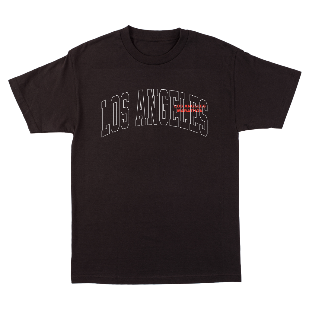 KRC LOS ANGELES MARATHON BLACK T-SHIRT