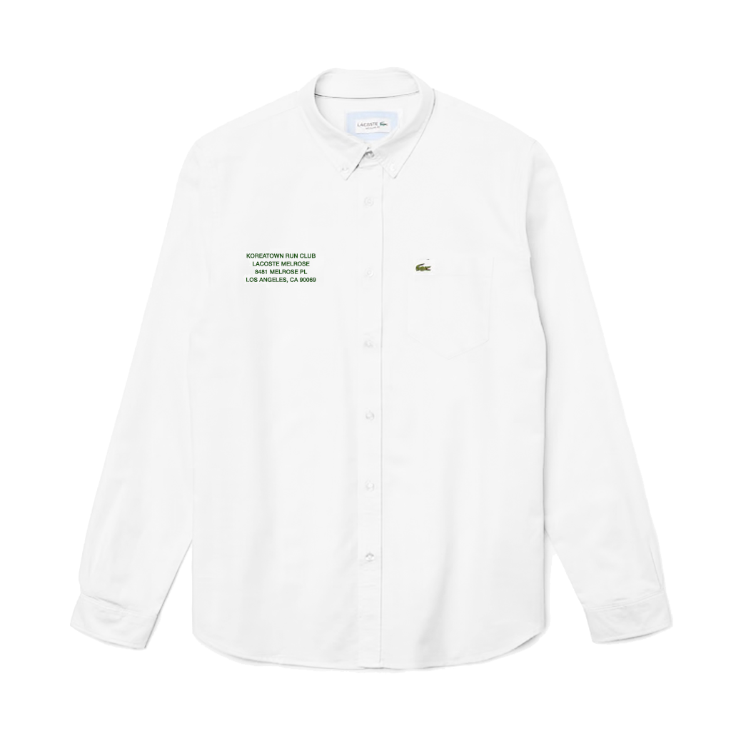 KRC x LACOSTE: OXFORD SHIRT KRC x LACOSTE: OXFORD SHIRT
