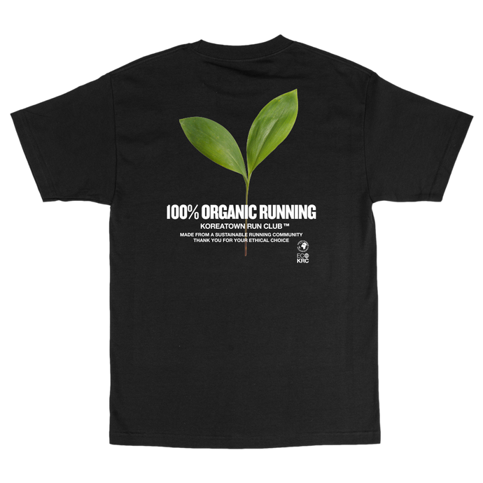 KRC ORGANIC RUN BLACK SHIRT