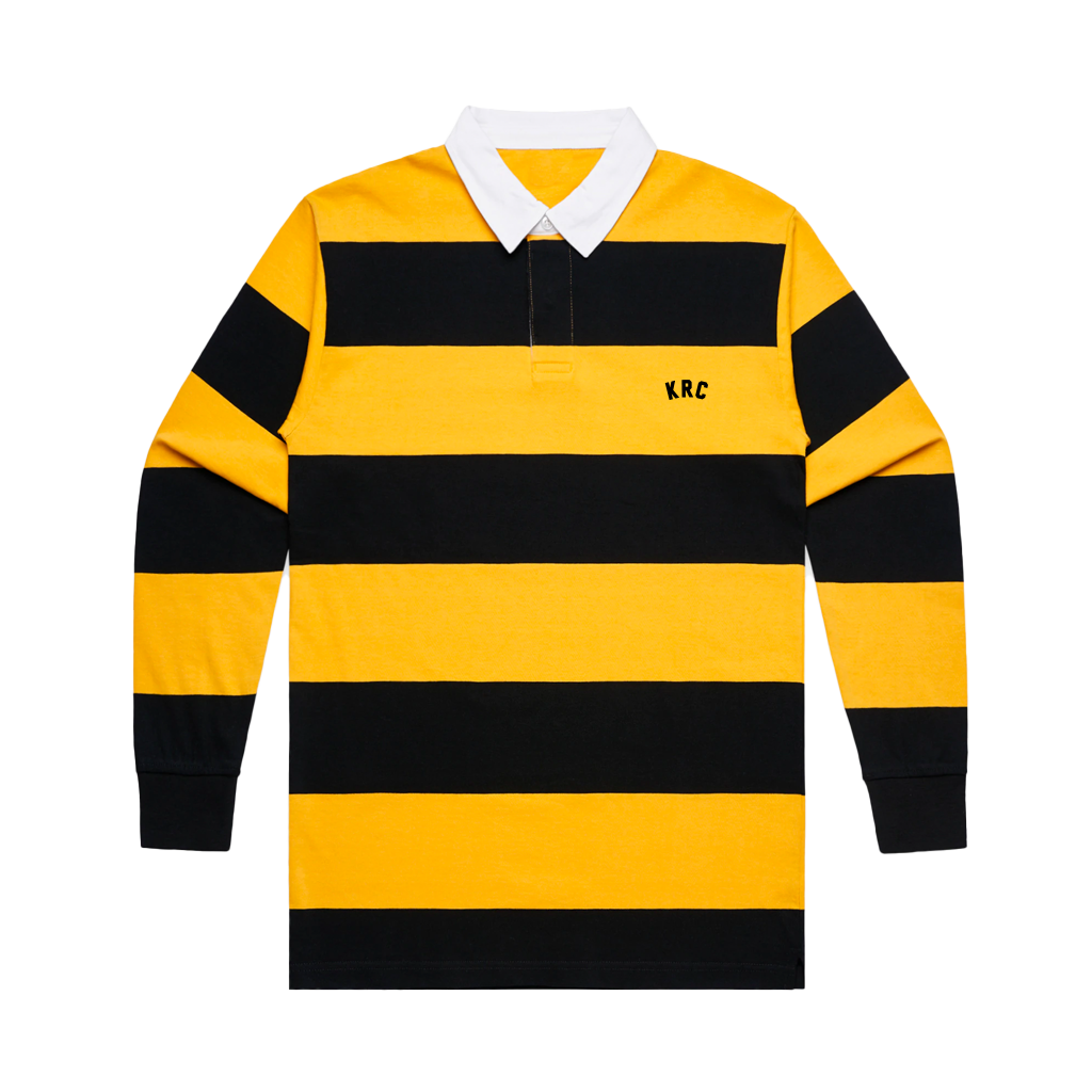 【SCULPTOR】韓国人気★(S,M,L) Rugby Striped Polo Jersey Rugby Striped Polo Jersey Blue/Navy – Sculptor