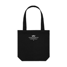 Load image into Gallery viewer, KRC CANVAS CARRIE TOTE IN BLACK