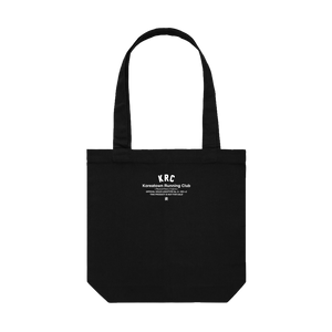 KRC CANVAS CARRIE TOTE IN BLACK
