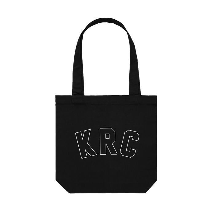 KRC CANVAS CARRIE TOTE IN BLACK