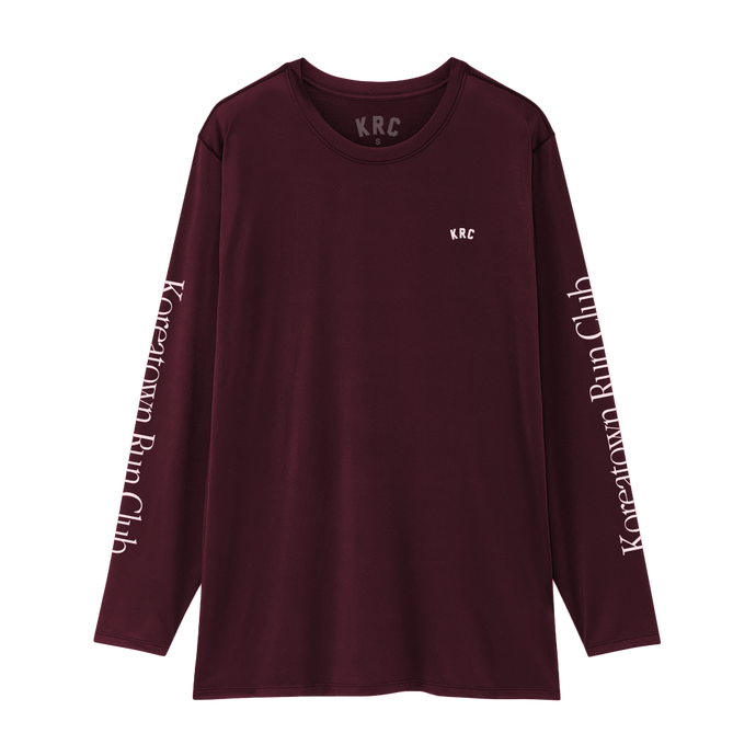 KRC UV LS SHIRT MAROON