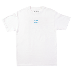 IN4MATION x KRC: ALOHA T-SHIRT WHITE AND TEAL