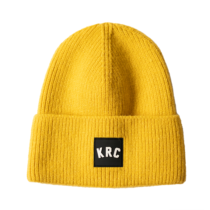 KRC YELLOW PATCH BEANIE